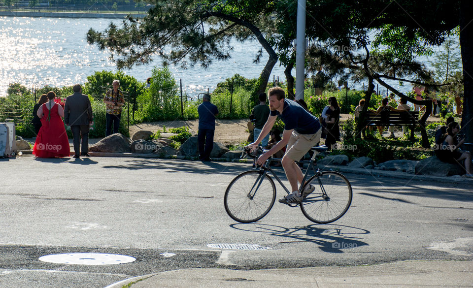 bicycling in Brooklyn