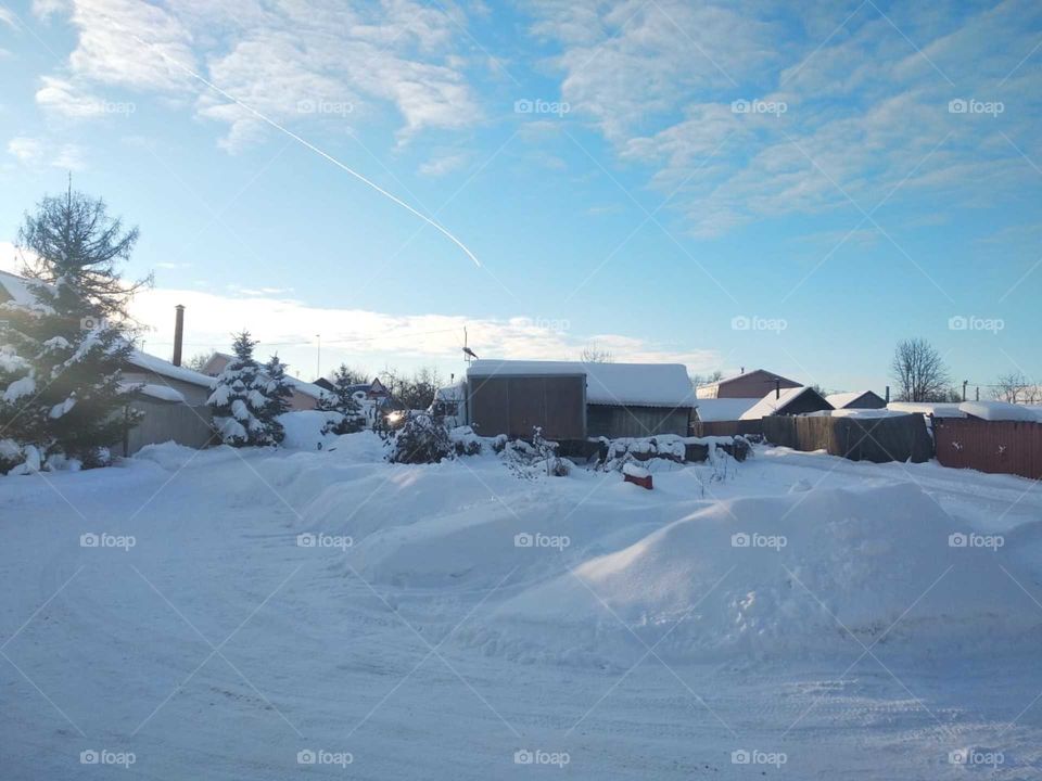 красивая зима