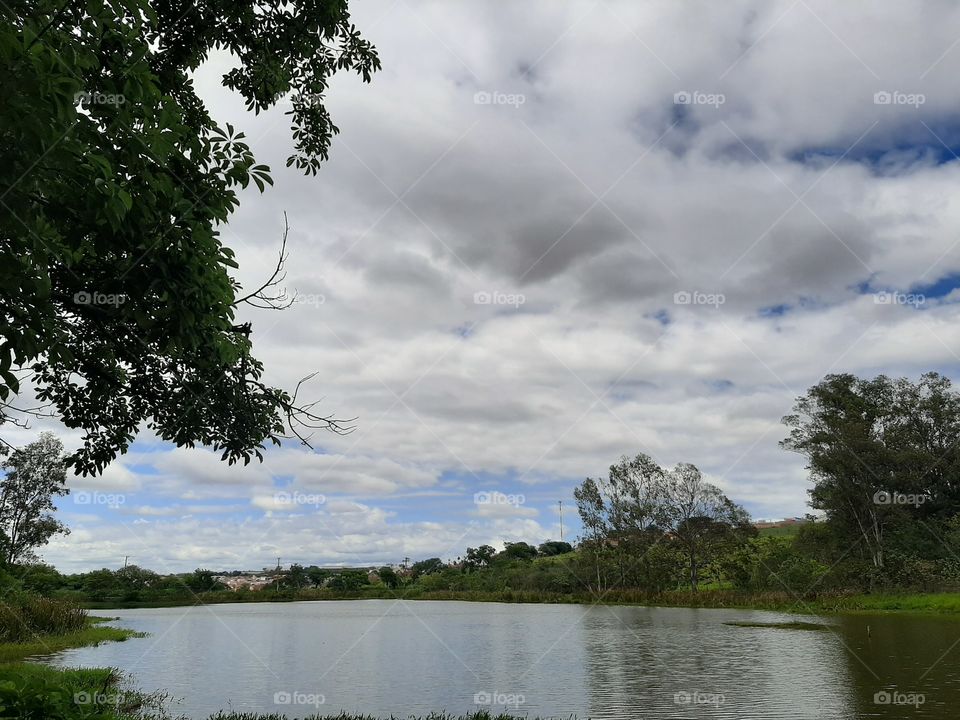 Lagoon within the city, tranquility and fresh air.