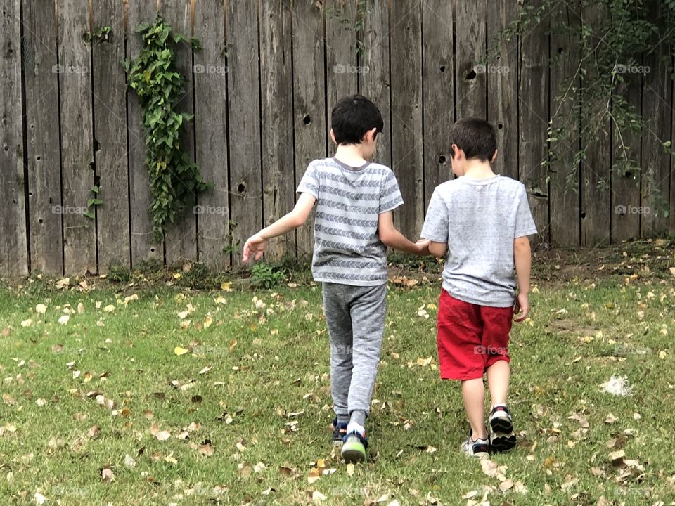 Friends hand in hand