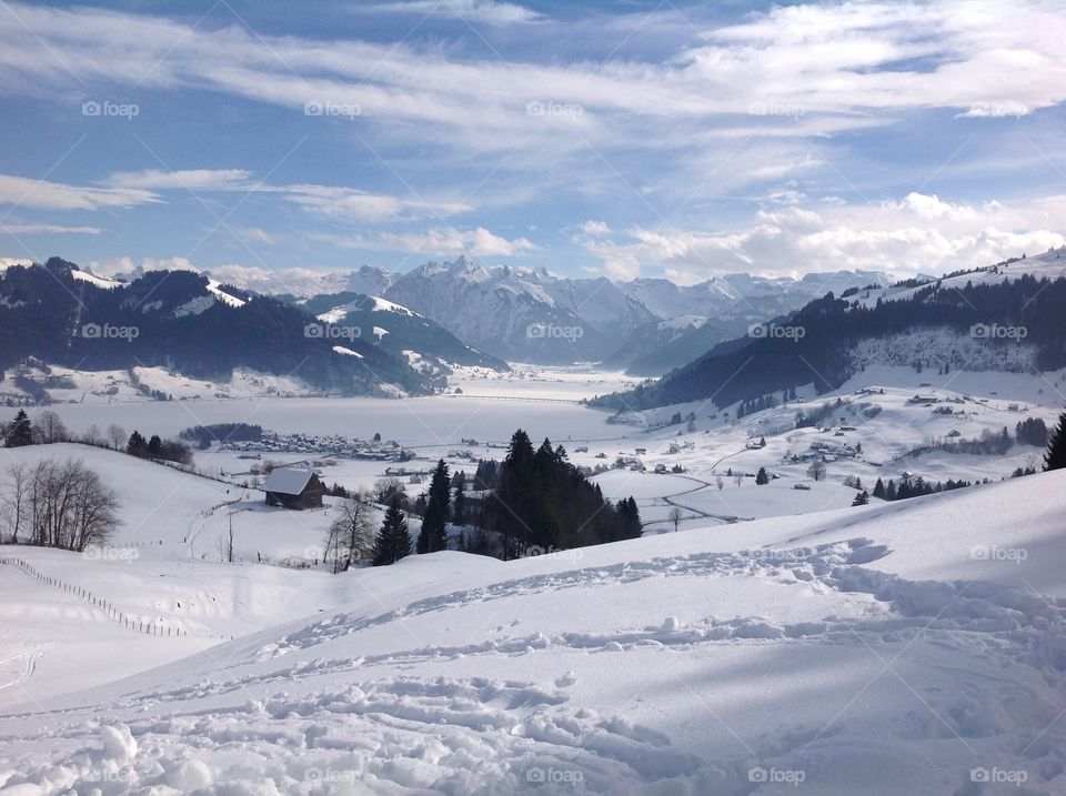 Wintertime in Switzerland 