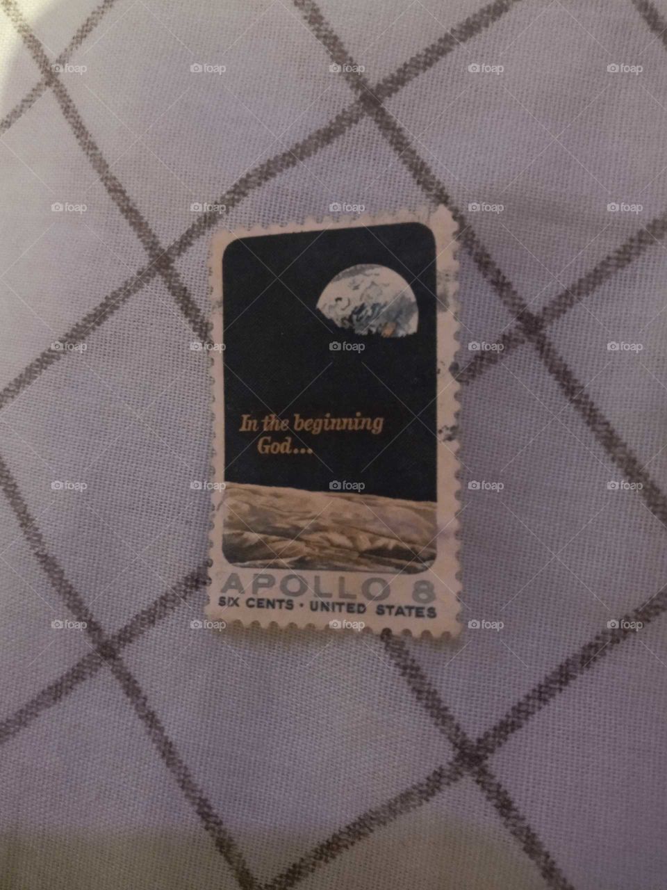 US Moon landing Stamp