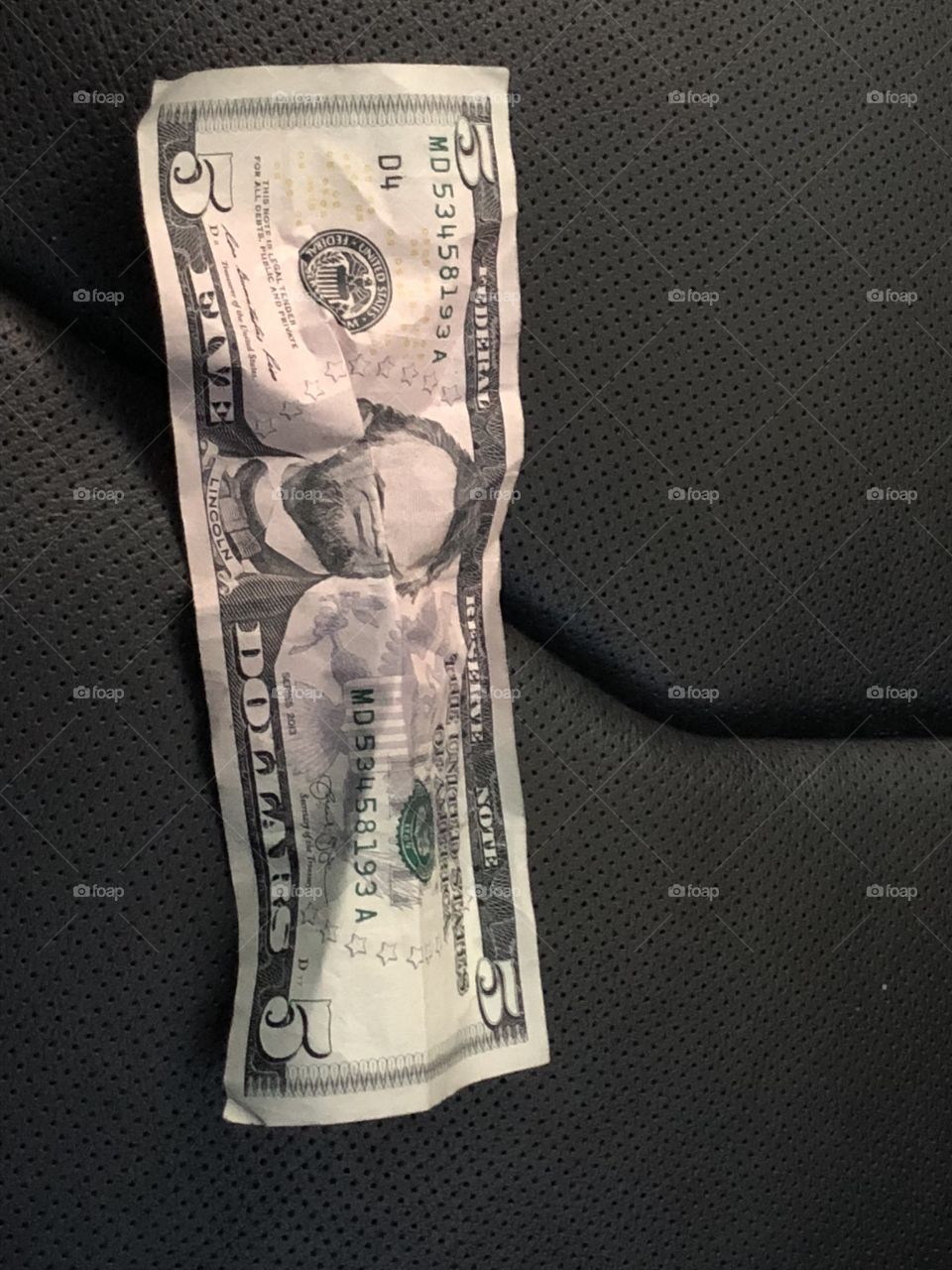 Five Dollar Bill 