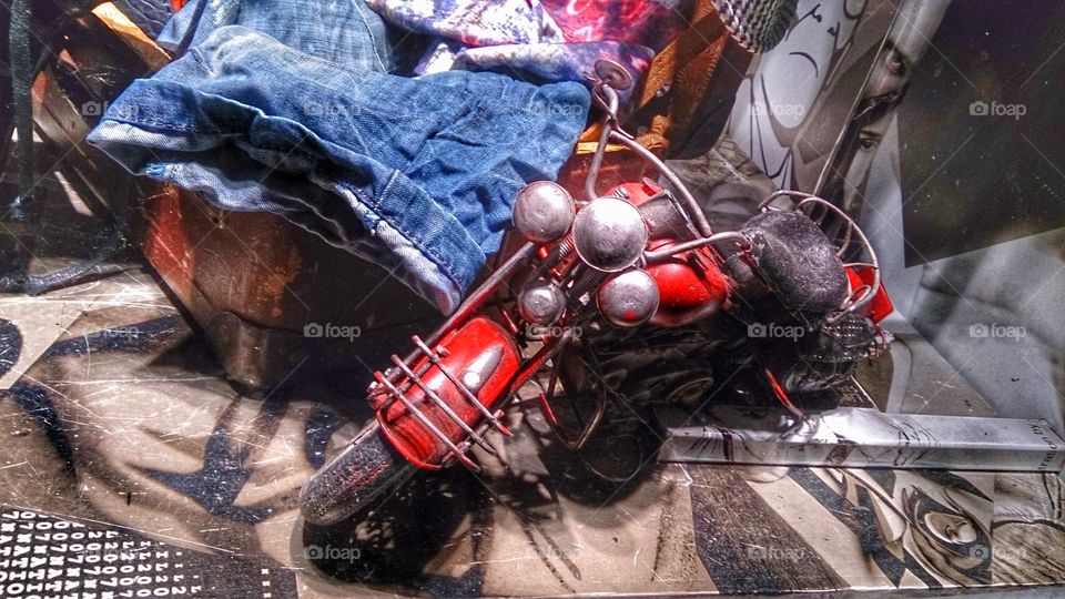 motorcycle interior. wallpaper