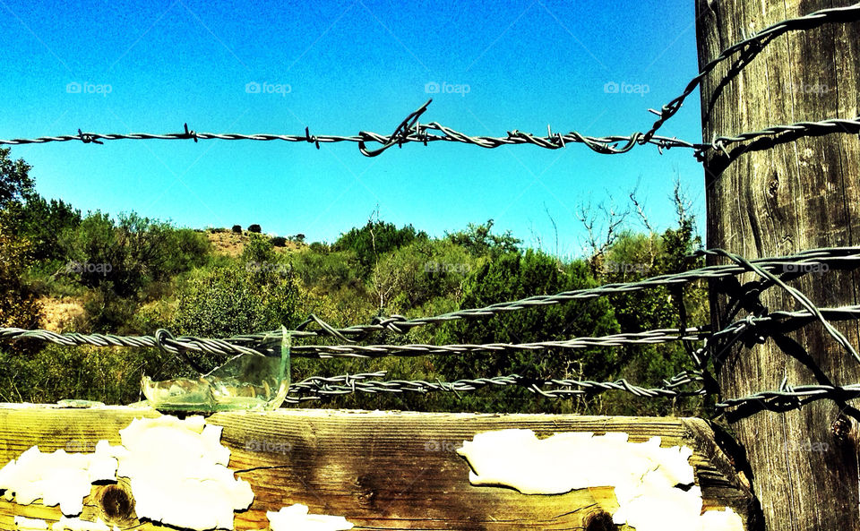 fence desert arizona by mjf101471