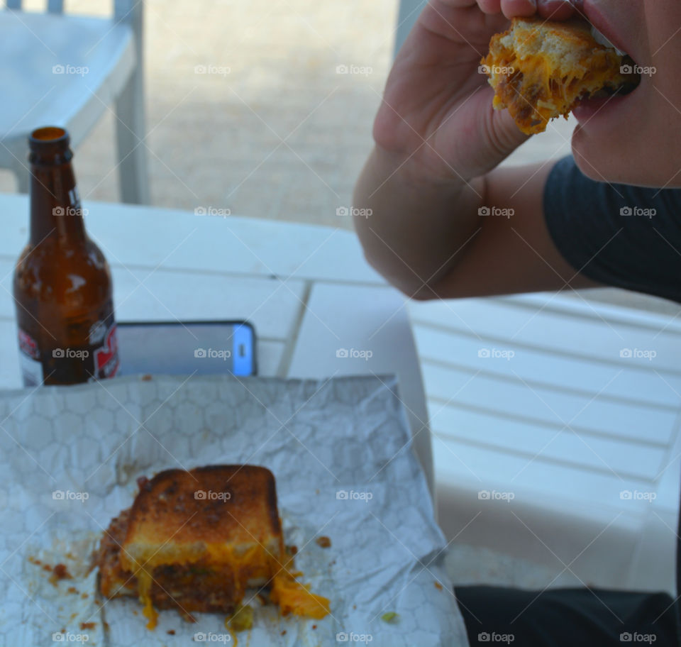 Street Food is ready to eat food or drink sold by a vendor or hawker, in street or other public place, such as a market or fair. I often buy Street Food from a portable food booth, food cart or a food truck! Yummy, yum!