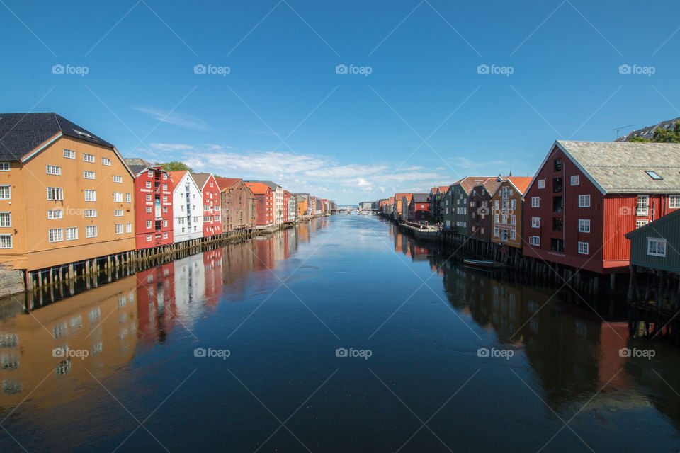 Houses on the Canal, Norway