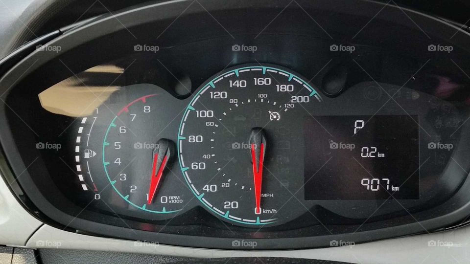 Dashboard Speedometer Odometer