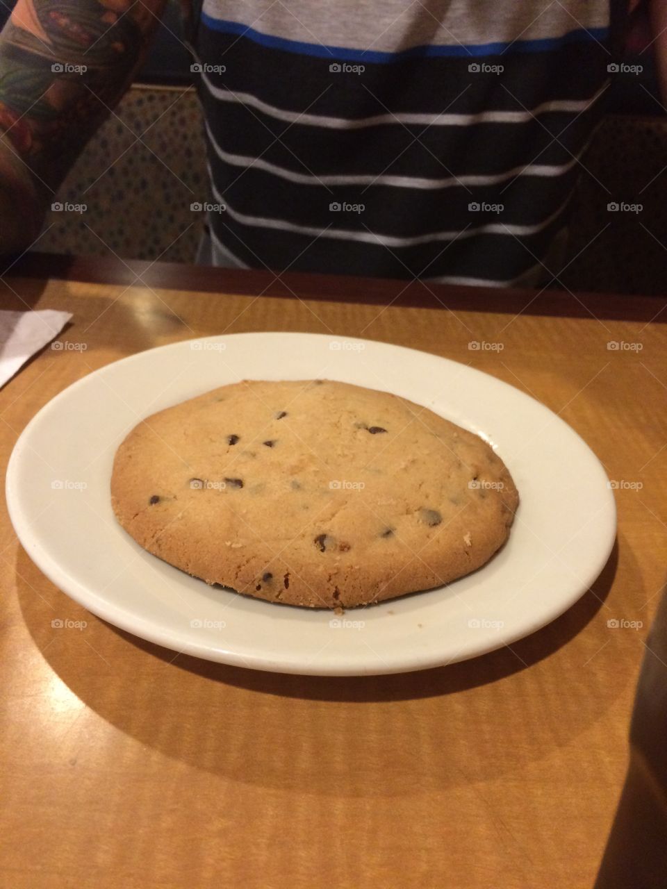 Cookie on a plate