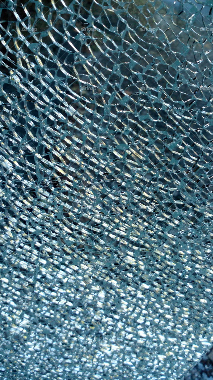 vidro estilhaçado