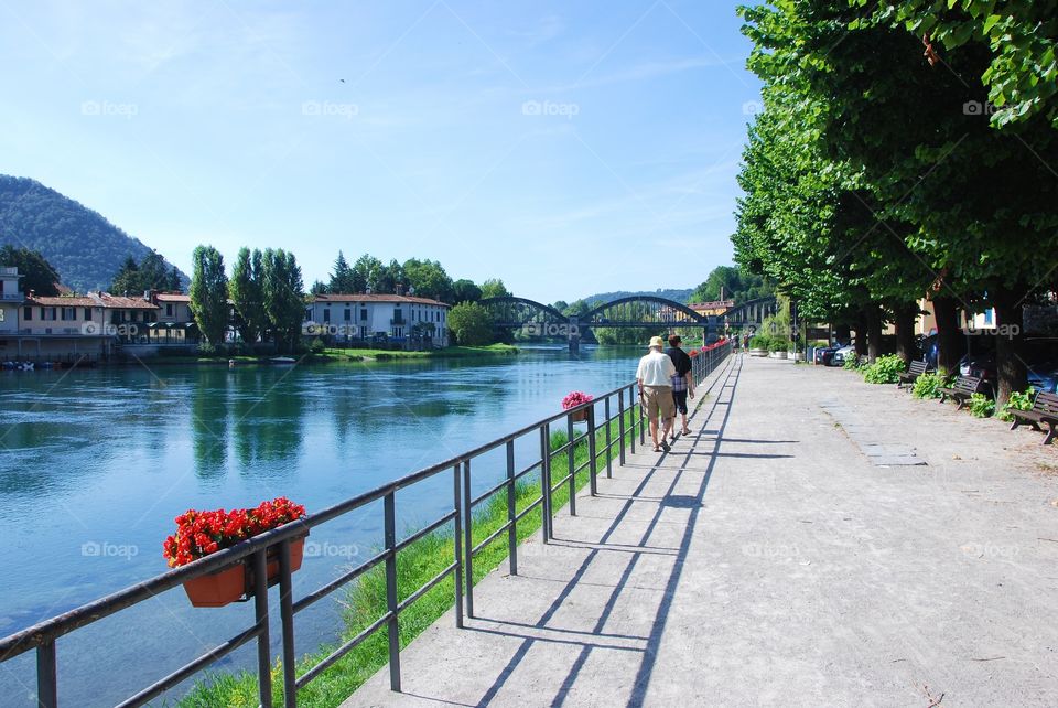 Walking up and down the river - Brivio, Lecco, Italy.