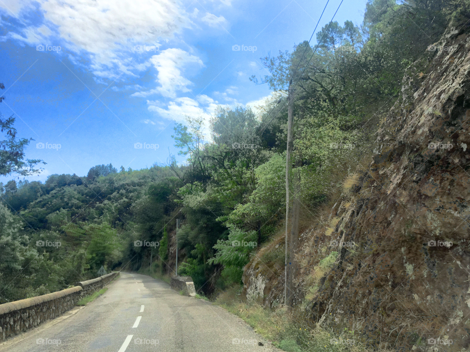 Ardèche road