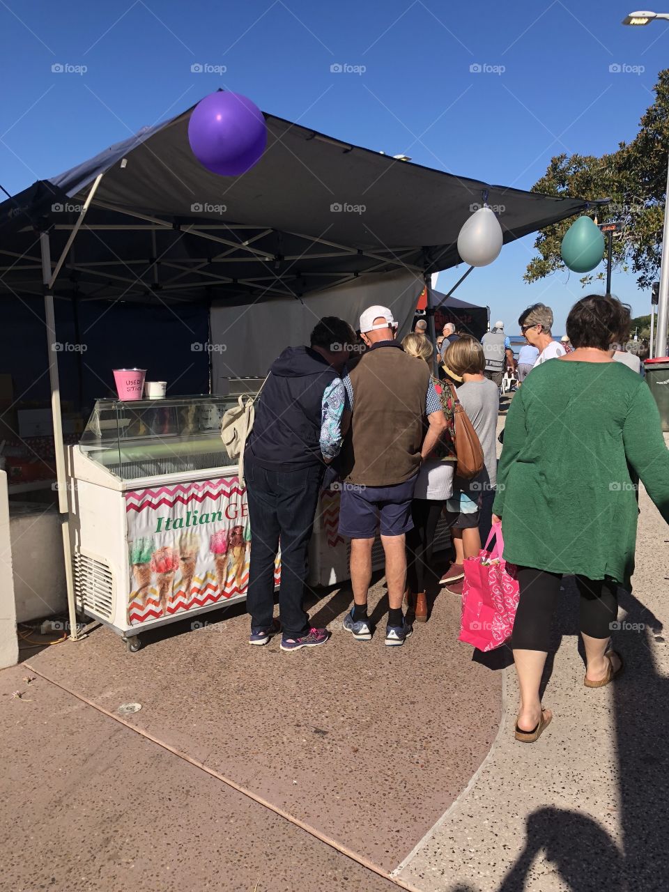 Ice cream stall