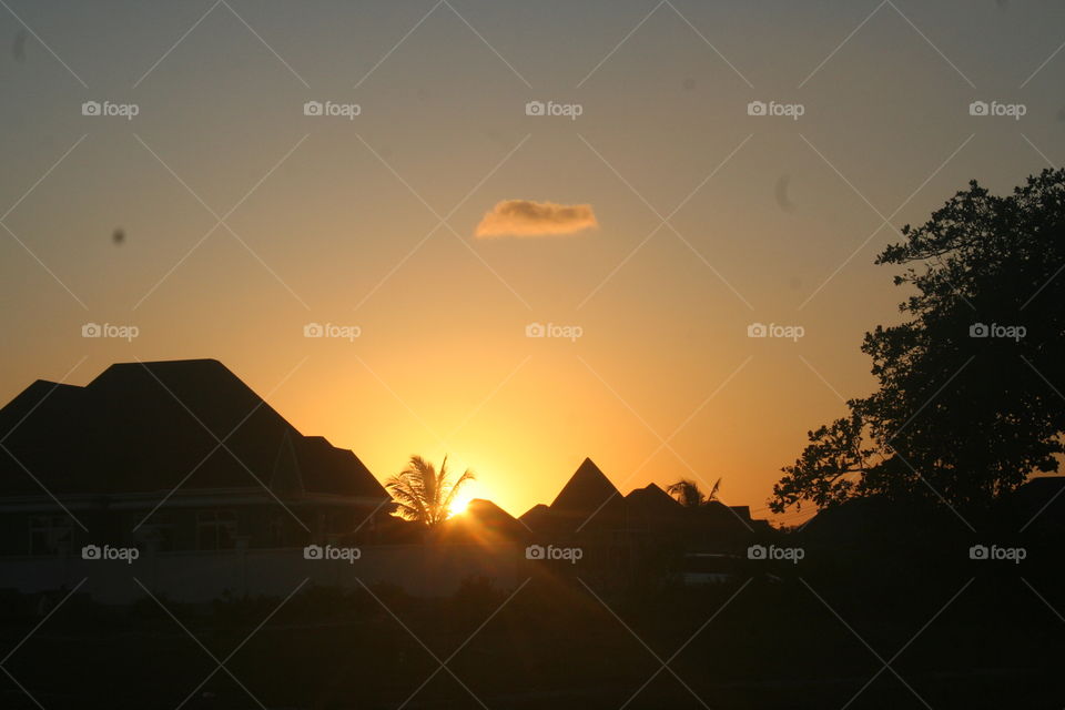 The sunset(Buldings)