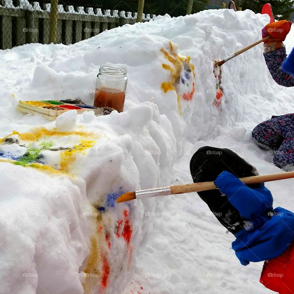 Snow-art