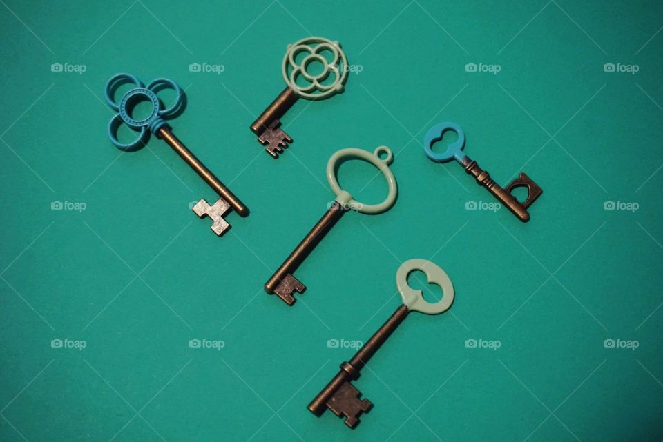 Keys#antique#colors#forms