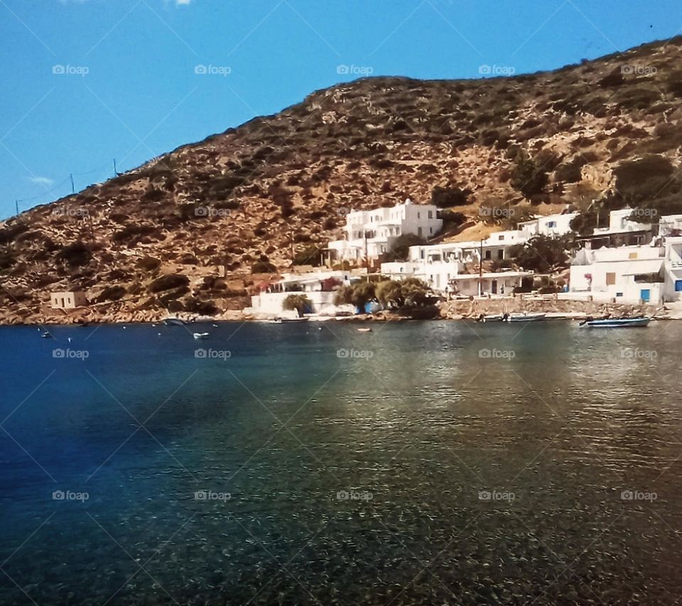 Vacations in a Greek island