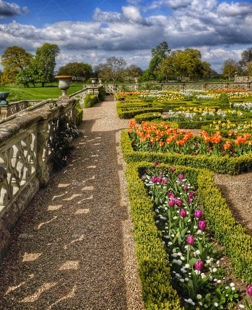 Gardens. Stately home 