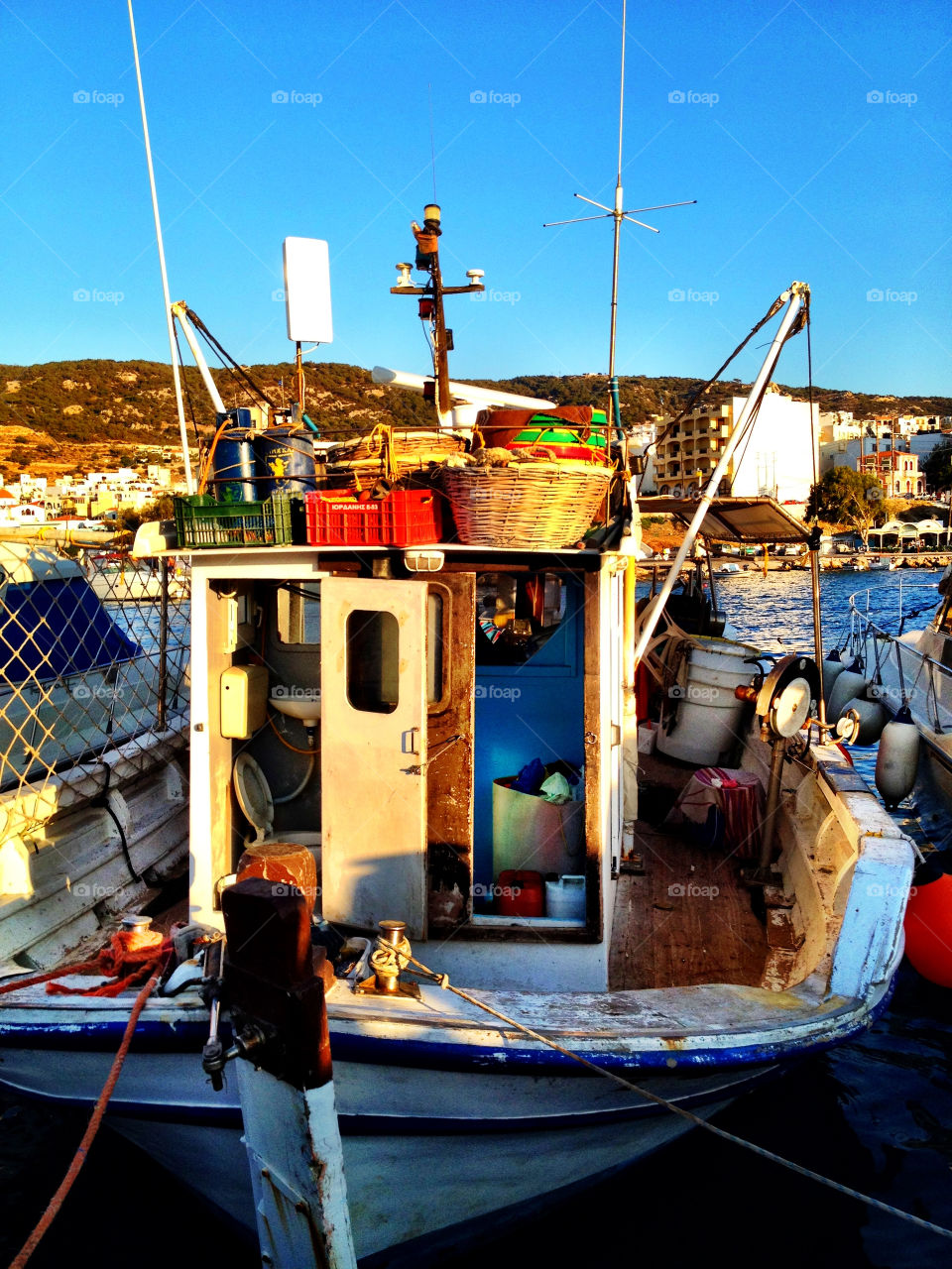 sea boat fishing island by mrarflox