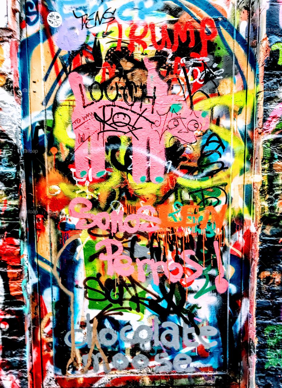 Freedom of Expression in Graffiti Alley - Ghent, Belgium