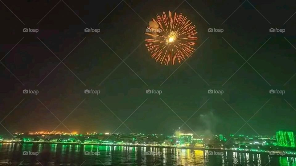 A very beautiful picture, and there is no better picture than it. There is no better picture of green herbs and colorful, red and white roses than it. Glory be to God, the natural and picturesque view, and there is no more