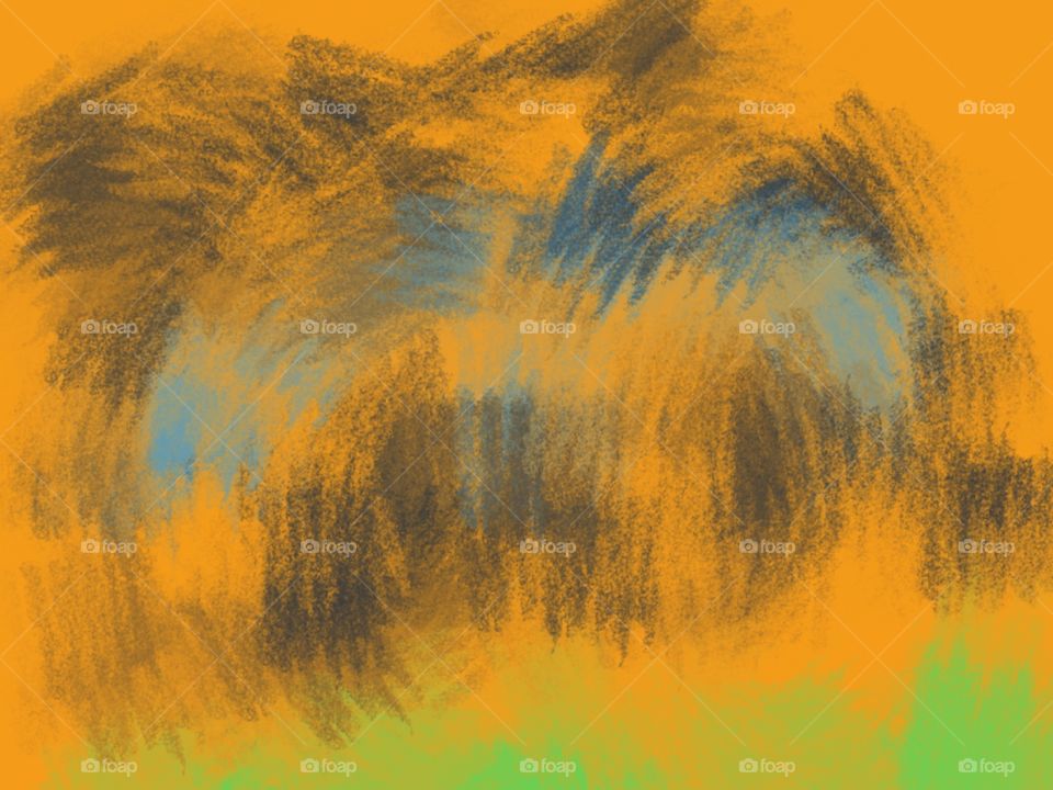 Abstract background photo, orange color