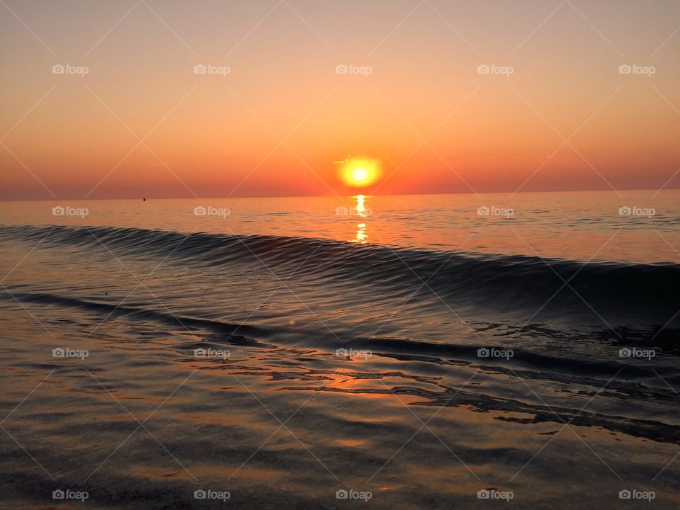 Sunrise on the beach