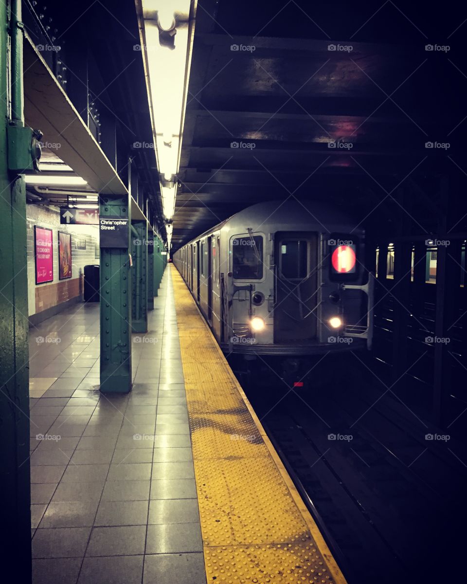 New York Subway - Christopher Street - West Village - Manhattan - New York City - New York 
