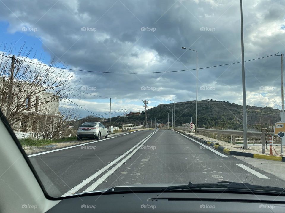 Driving back home.Enjoy the view!❤️