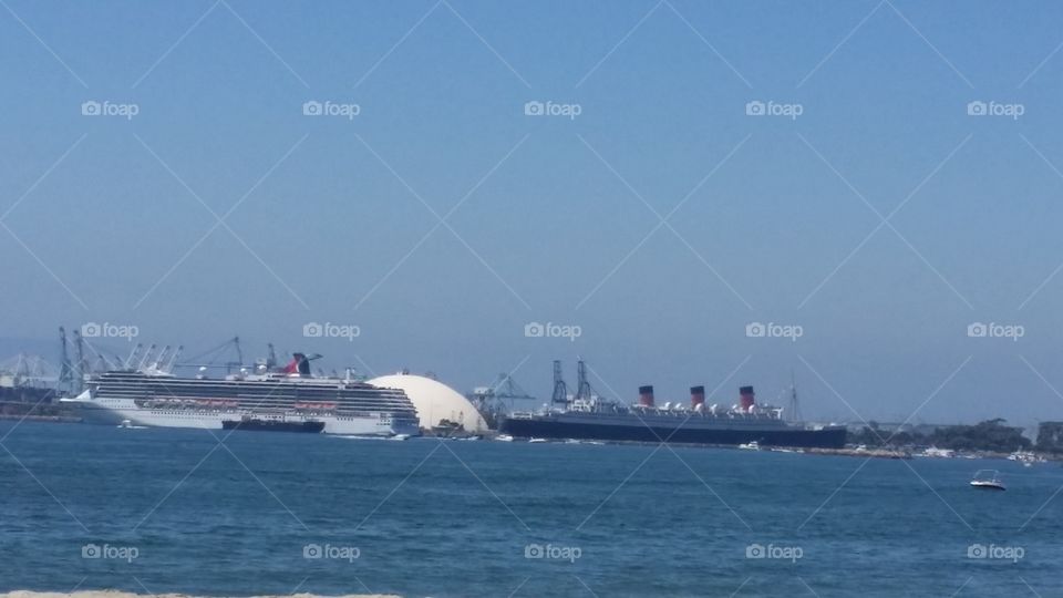 Queen Mary Spruce Goose Carnival Cruises Long Beach California