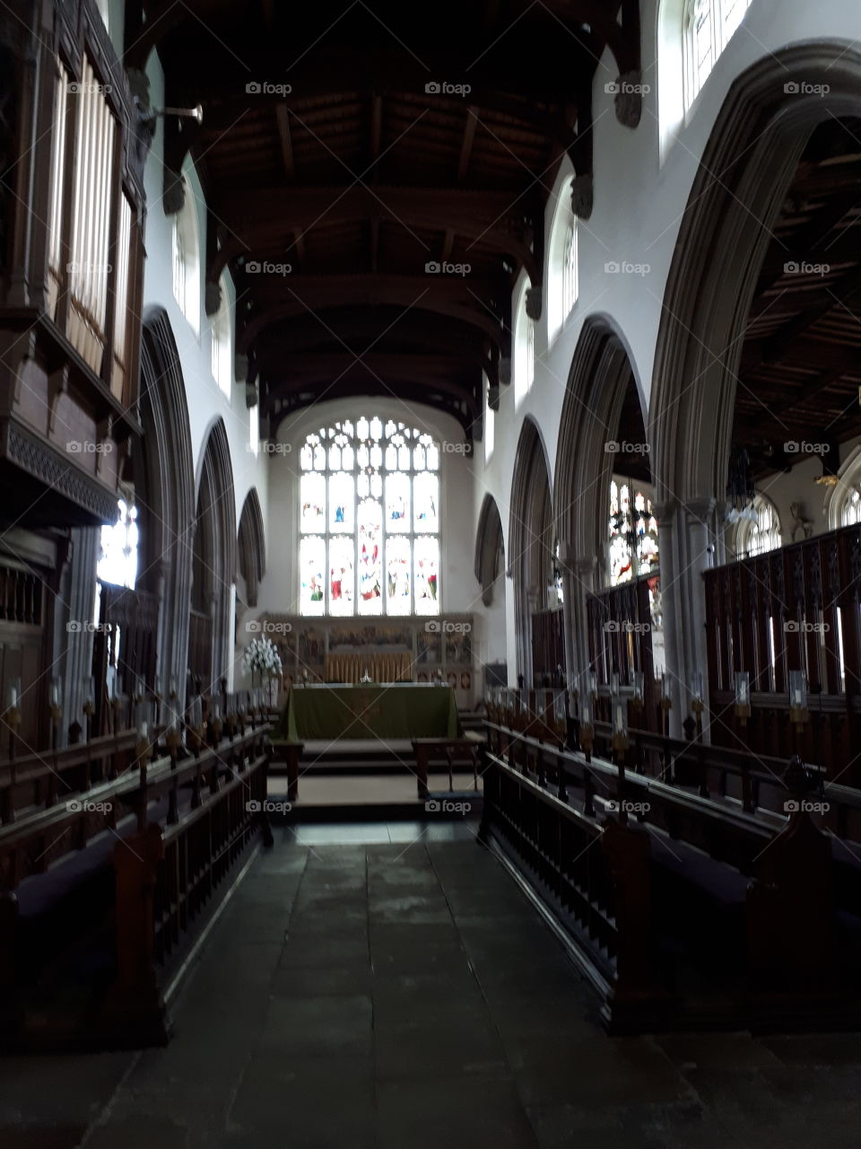 Inside A Dark Church