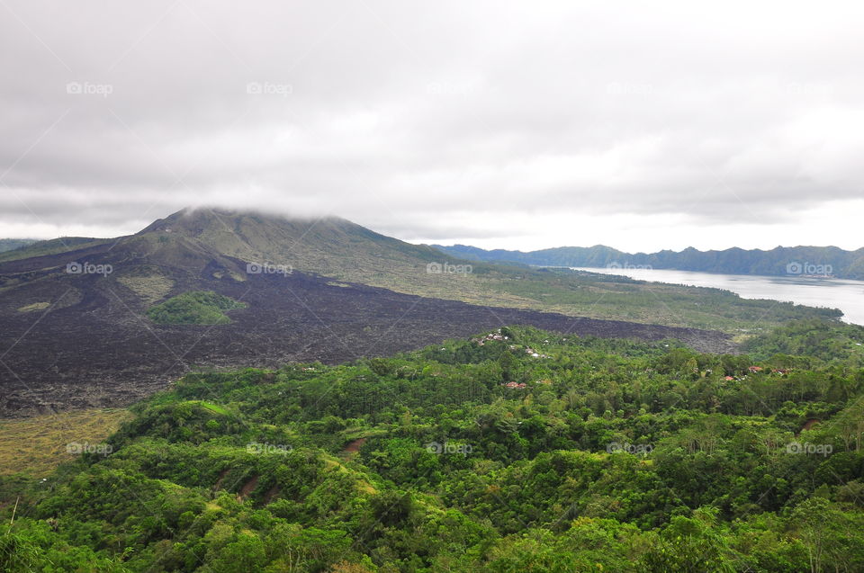Mount Batur in Bali, Indonesia