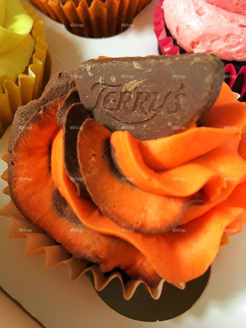 Terrys chocolate orange cupcake 