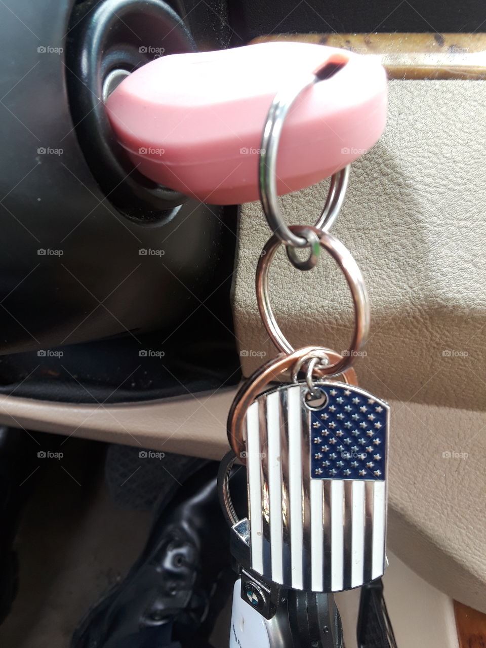 flag key chain