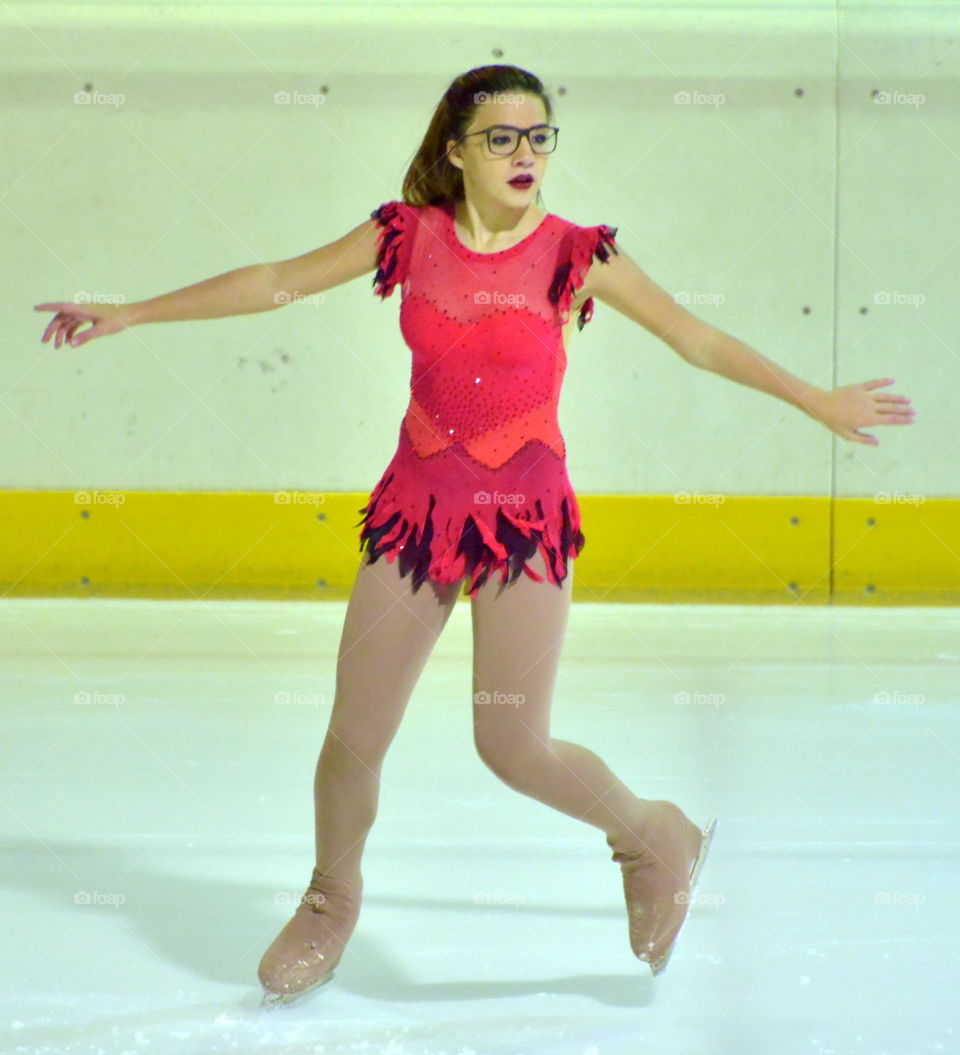 ice sports, figure skating, ballerina