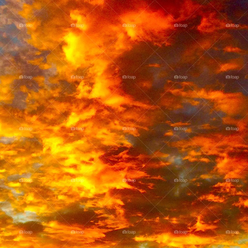 Fire sky