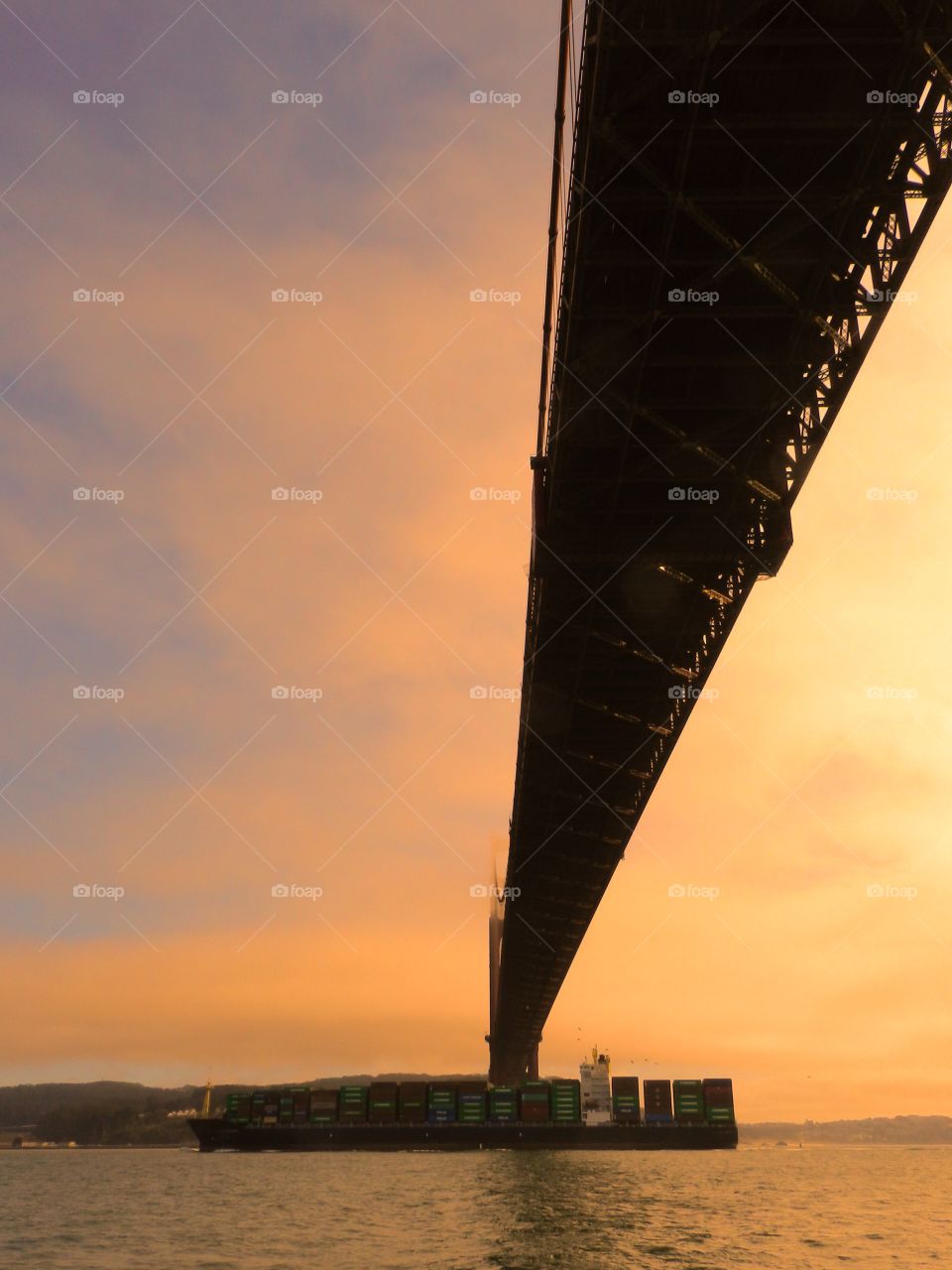 Under the Golden Gate Bridge 