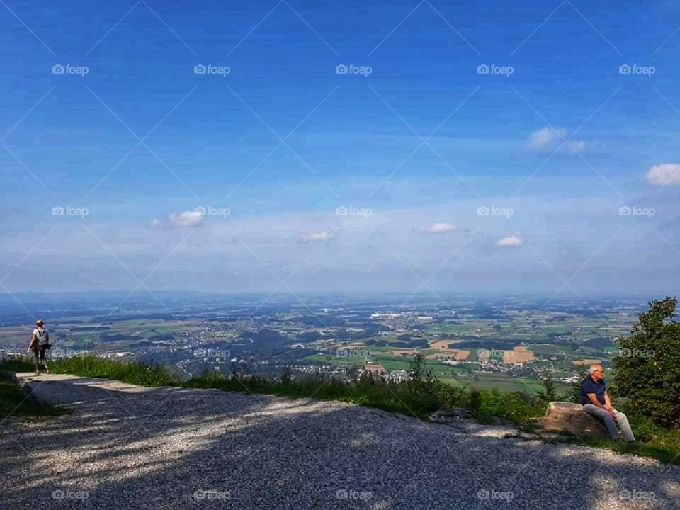 Blue sky during summer