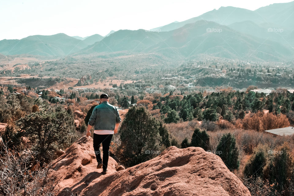 mountains and sunshine 