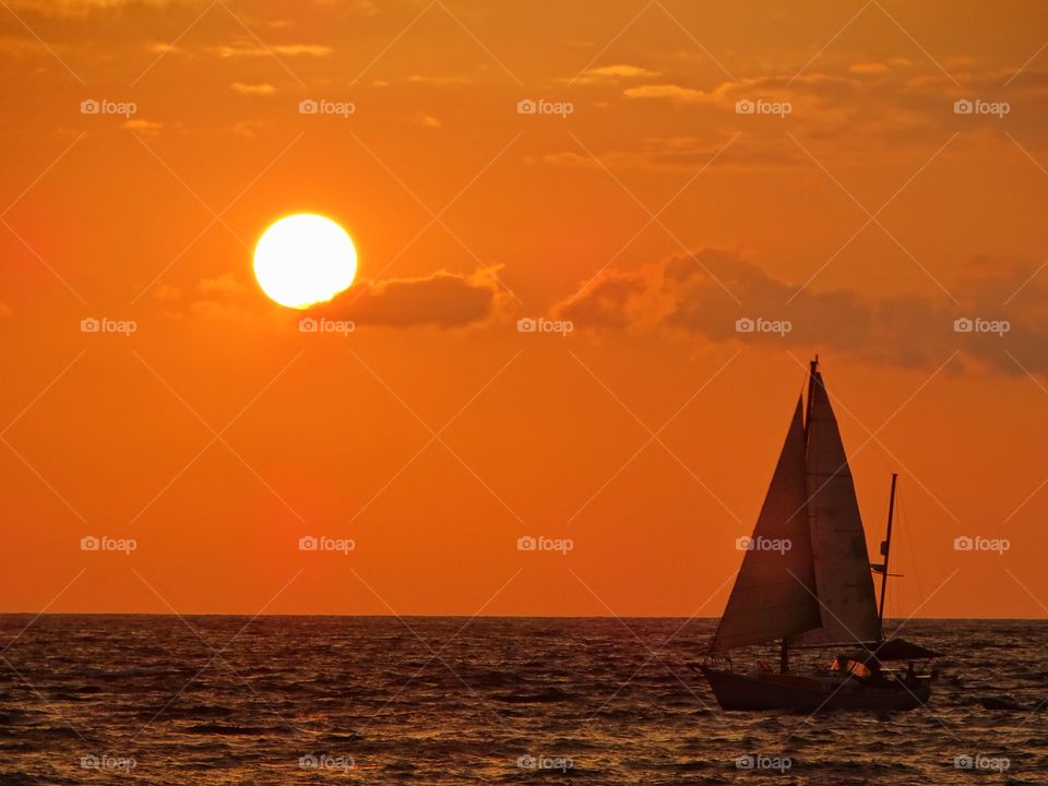 Sailing Into The Sunset