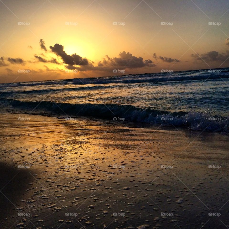 Sunrise over the gulf