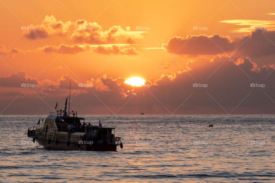 Beautiful sunset on the beautiful island ... Koh Lipe Thailand