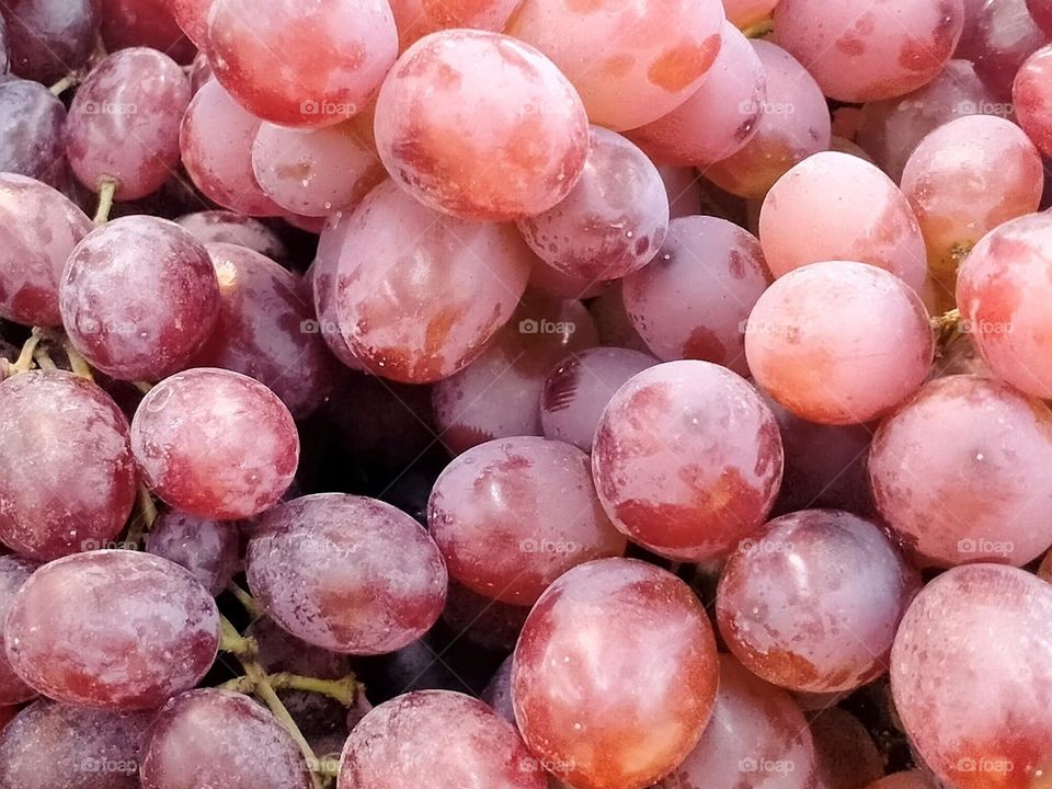 Beautiful Fresh Red Grapes