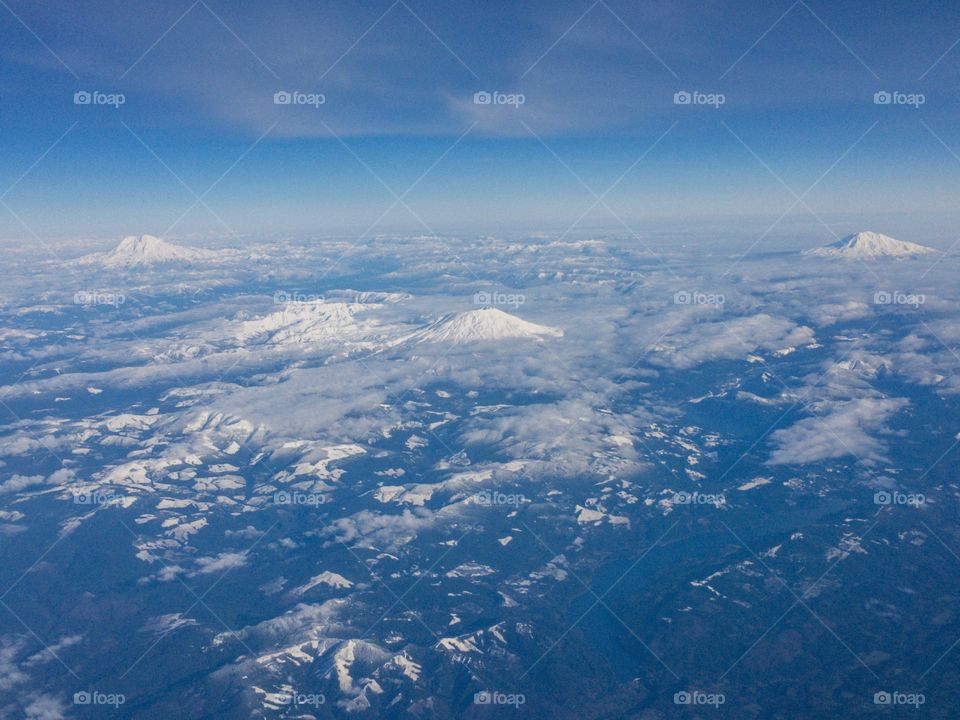 Mt Hood 
Mt Rose
Mt St Helens