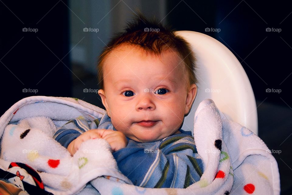 Baby at the dinnertable