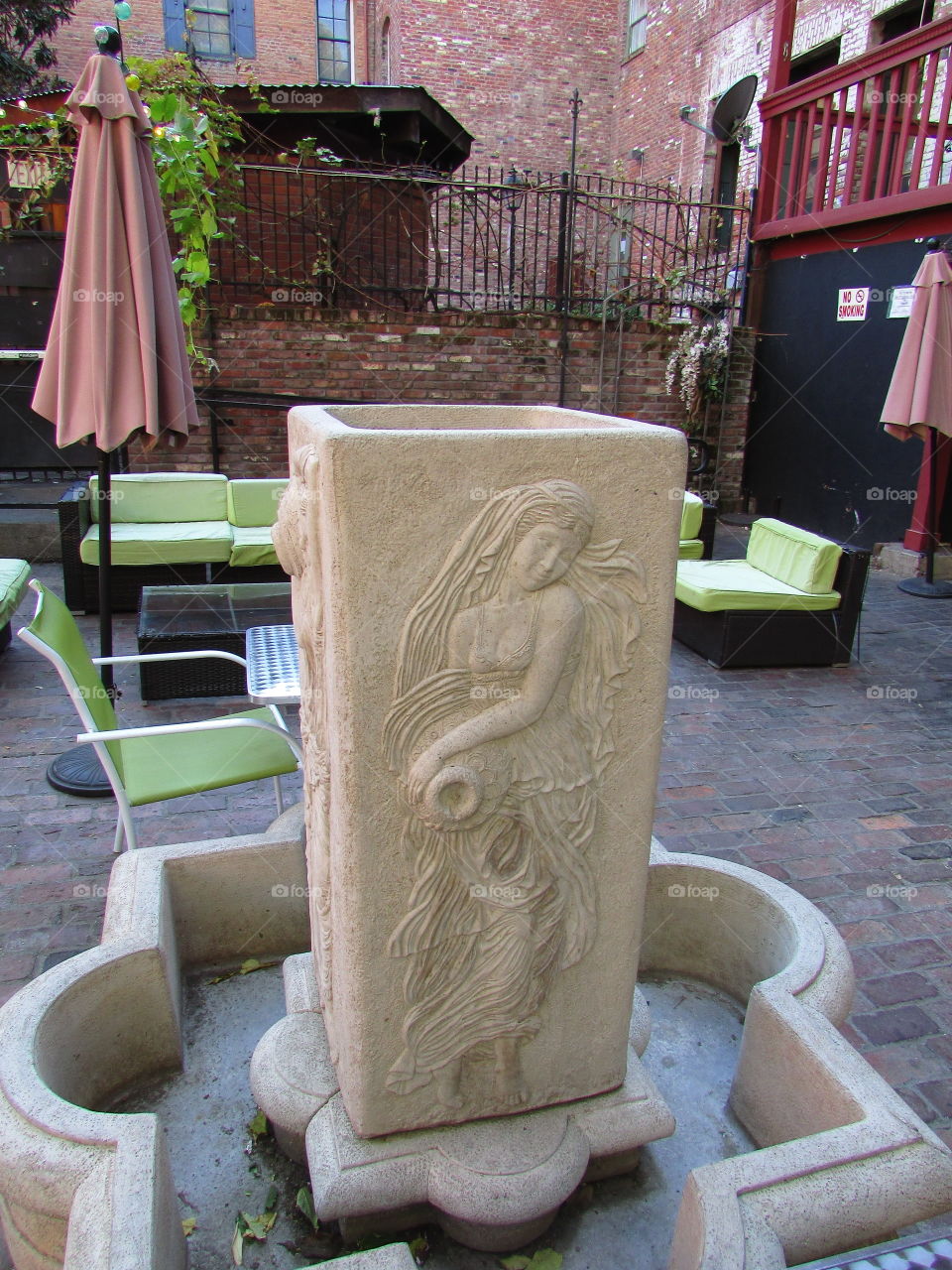 water fountain. Sacramento California downtown