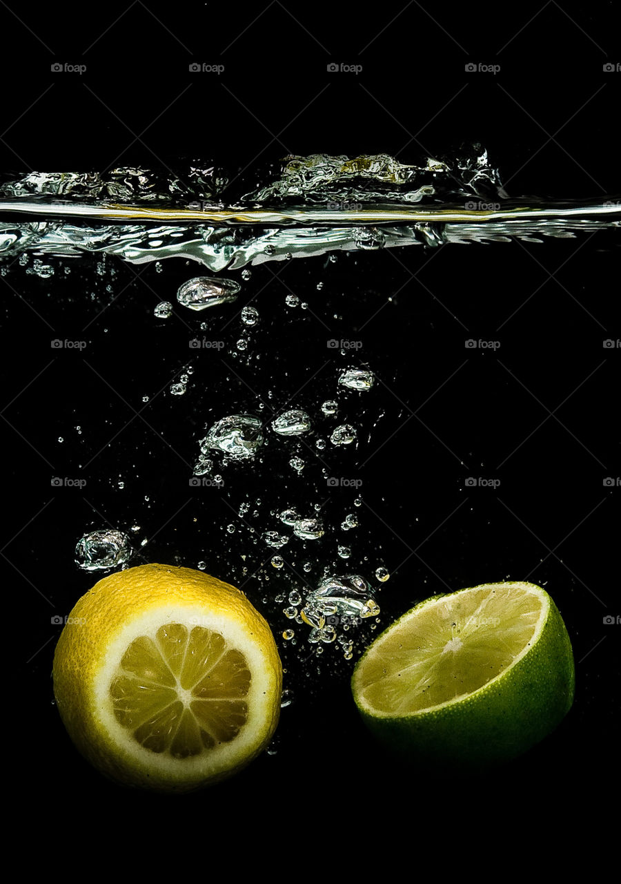 water drink lemon lime by alex_kore