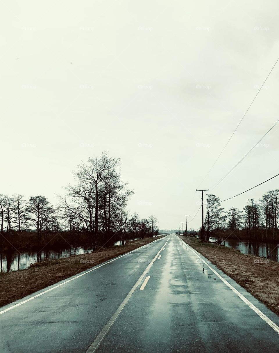 Rainy road