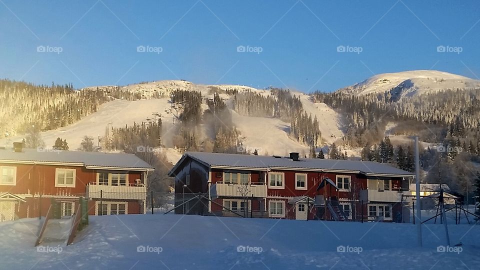 skiresort village