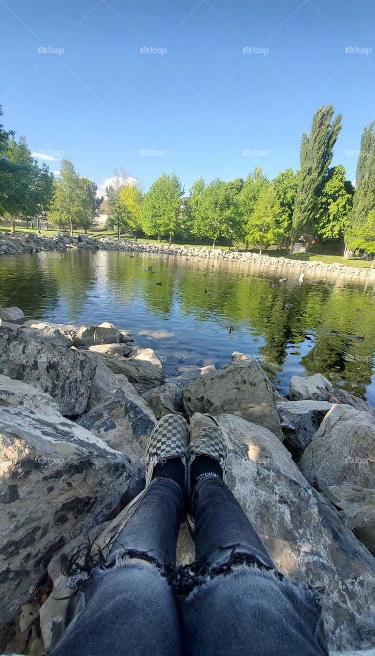 sitting, waiting, watching